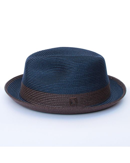 Dasmarca Hats Blue Dasmarca Florence Summer Two Tone Crushable Hat for men