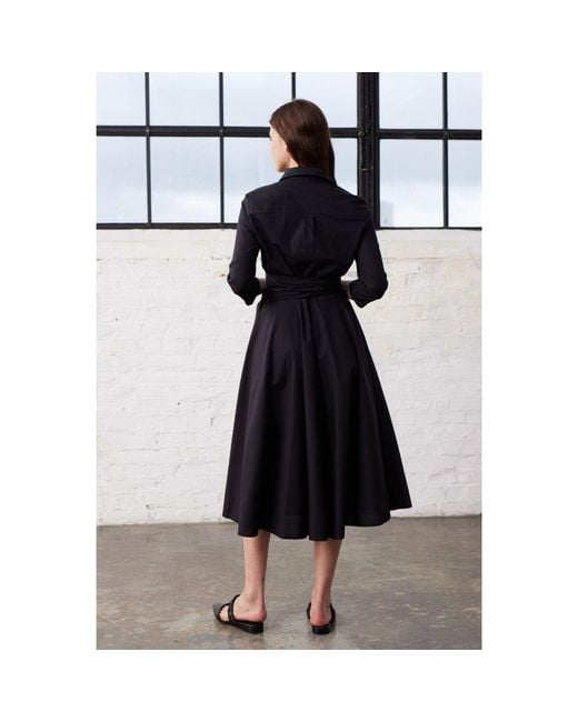 Marianna Déri Black Shirtdress With Tie Belt