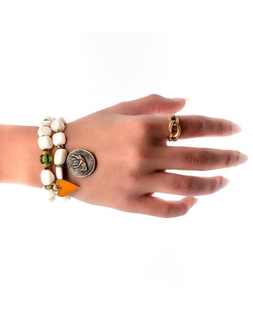 Ebru Jewelry Metallic Zen Bracelet Set