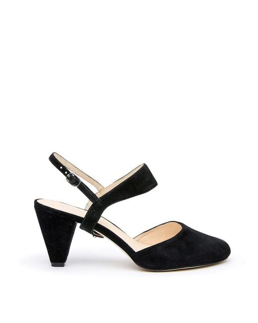 Alterre Black Suede Elsie Mule