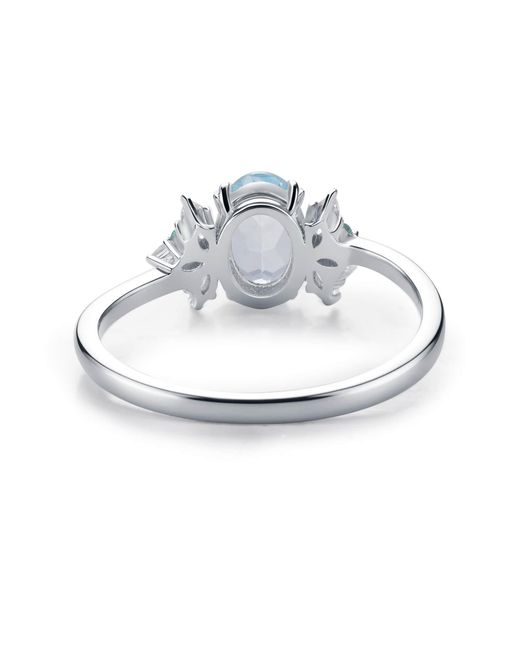 Azura Jewelry New York Blue Twilight Star Sky Topaz Ring Vermeil