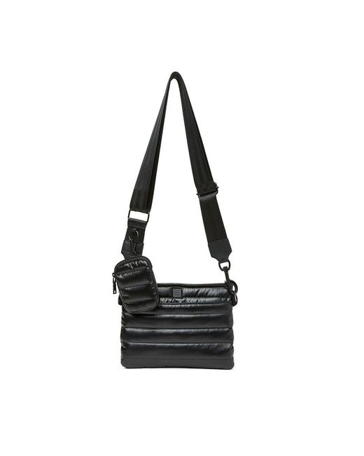 Think Royln Black Downtown Crossbody In Pearl With