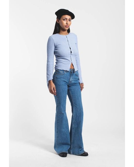 Dr. Denim Blue Elba Mid Bootcut