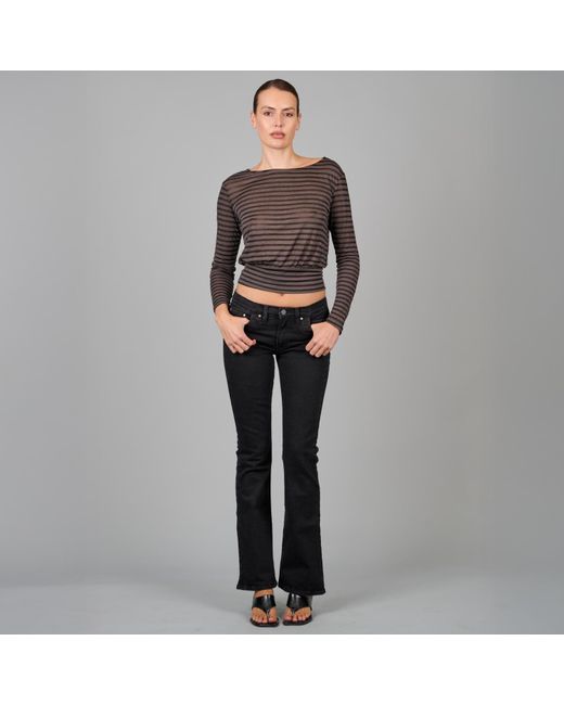 Love and Nostalgia Blue Killer Low Rise Bootcut Jean
