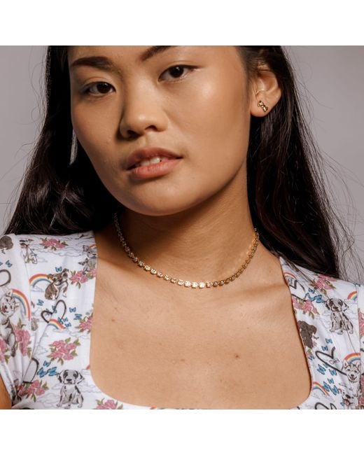 Cloud Haven Metallic Pure Heart Choker