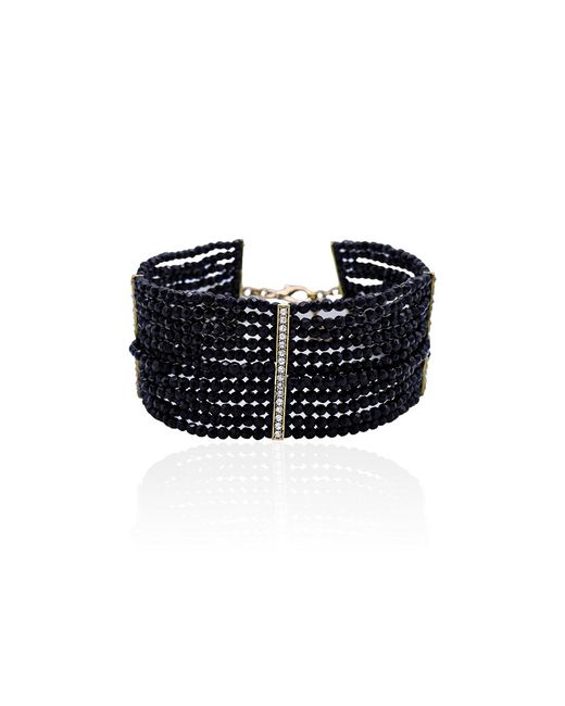 Bayemeyc Black Palais Gemstone Necklace