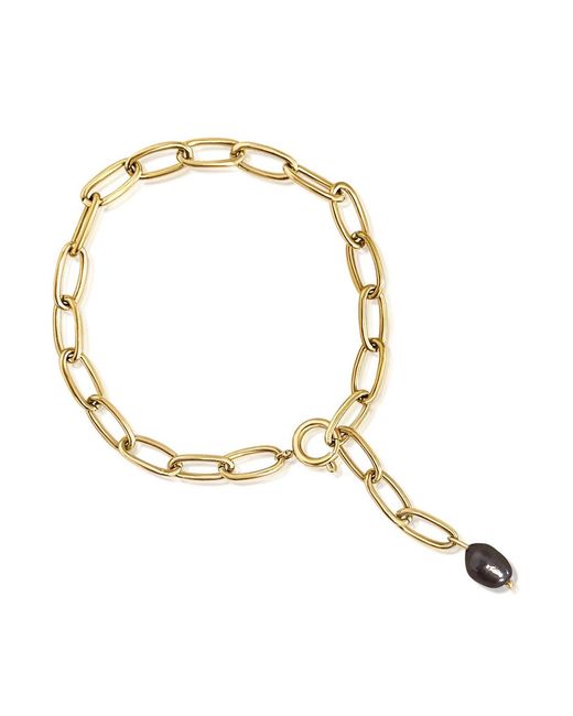 Mickey's Girl Metallic Paperclip Pearl