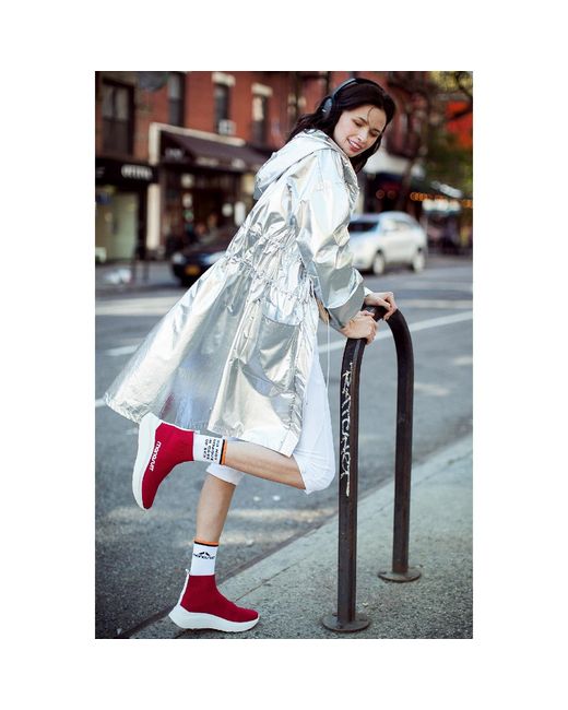 Monosuit Red Designer Italian Sneakers Let's Dance