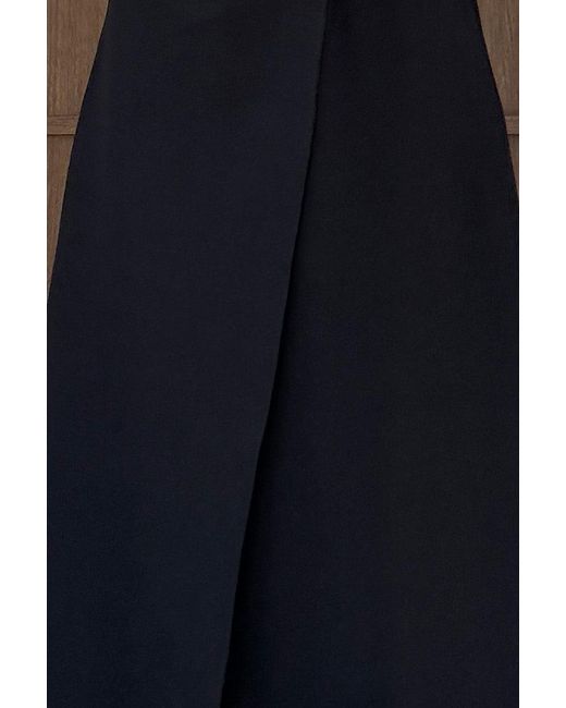 Girl In Mind Black Hazel Tailored Sleeveless Midi Dress