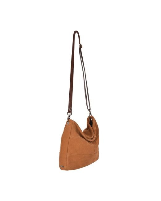 Owen Barry Brown Suede Crossbody Bag Ginger Tan Marizion
