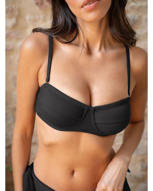 Change of Scenery Black Neutrals Nellie Underwire Top