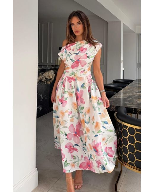 off the shoulder mini white dress Primrose White Satin Off the Shoulder Mini Dress - 12