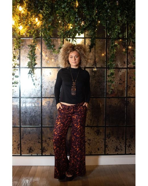 Jennafer Grace Red Mareesa Trousers