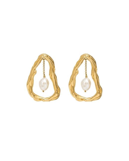 Lavani Jewels Multicolor Giselle Pearl Drop Earrings