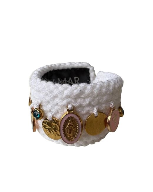 Hilo De Mar White Wave Narrow Bracelet