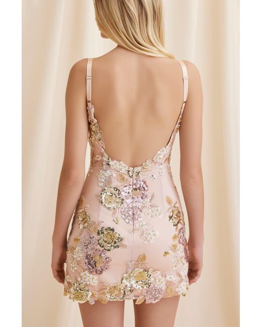 Scarlett Gasque Natural Eternal Bloom Mini Dress
