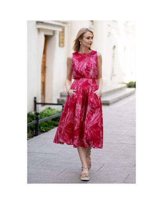 Oh!Zuza Pink Neutrals Matte Viscose Top & Midi Skirt Set