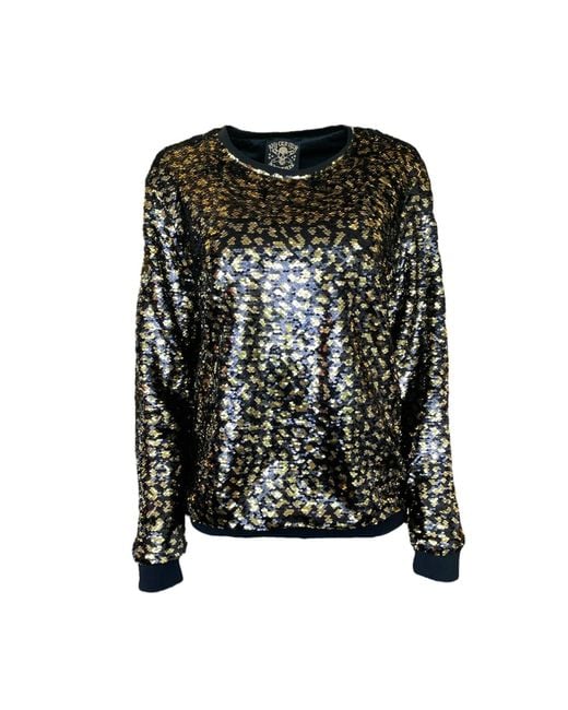 Any Old Iron Multicolor S Leopard Sequin Sweatshirt for men