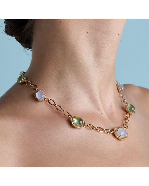 Onia Metallic Water Drop Choker