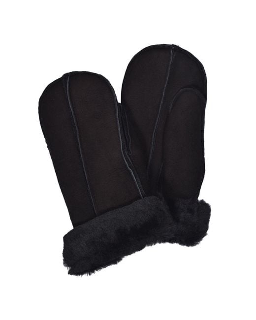 Owen Barry Black Sheepskin Split Mitten