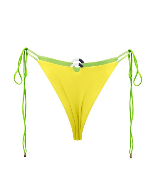 Animal Yellow Tropikal Bikini Bottom