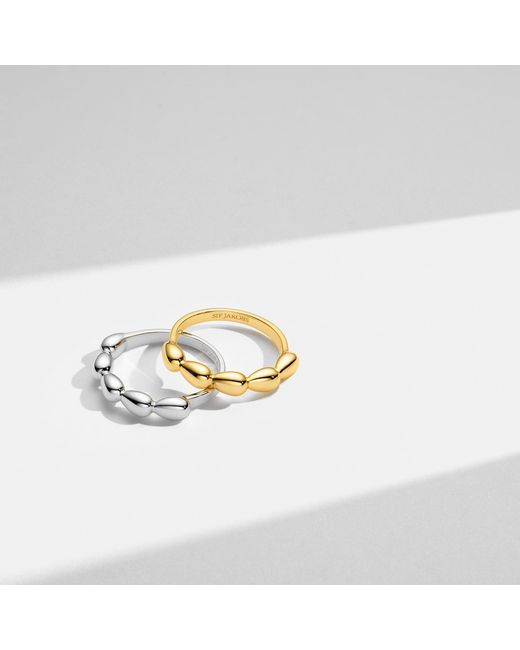 Sif Jakobs Jewellery Metallic Ring Goccia Piccolo Pianura