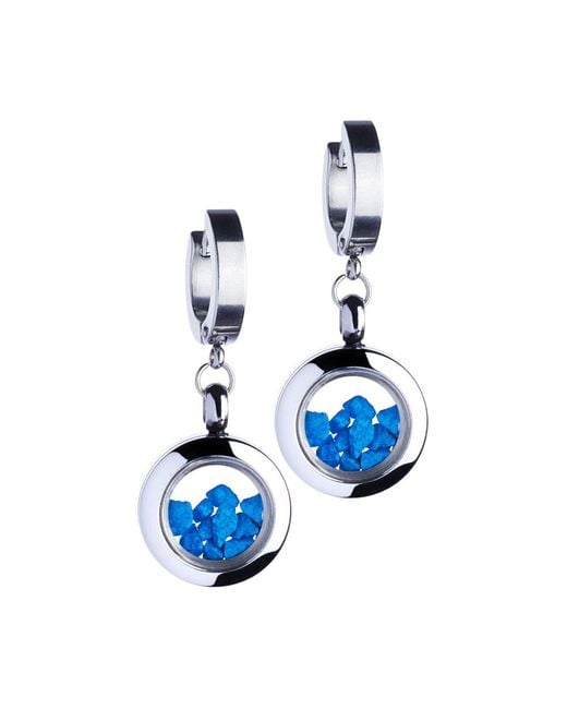My Little Nature Blue Dangle Earrings