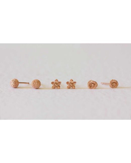 Lee Renee Pink Dahlia Earrings –