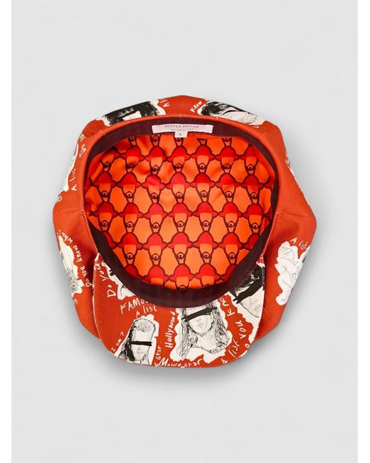 Mister Miller - Master Hatter Red Leigh Francis X Mister Miller Oversized Bakerboy Cap for men