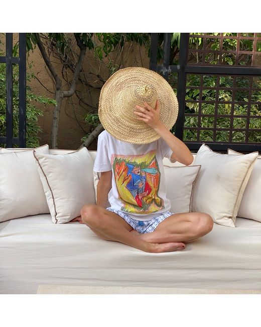 Boutique Kaotique Multicolor Neutrals Be Kind To Your Inner Child Organic Cotton T-Shirt