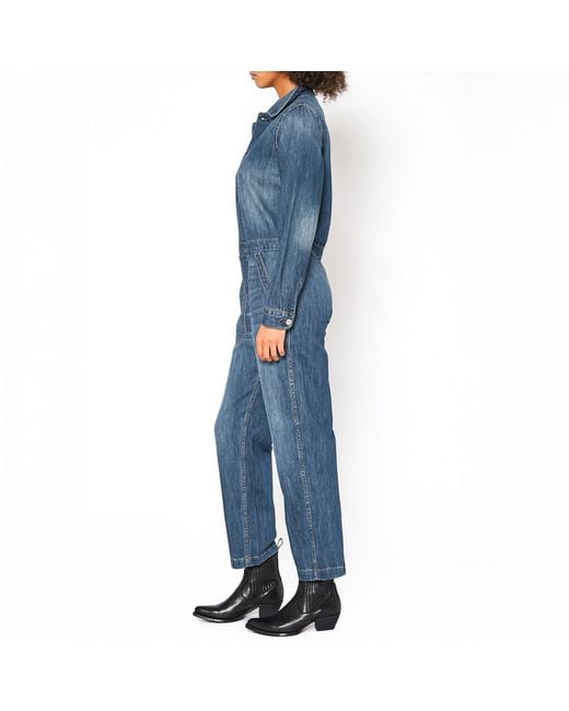 NOEND Blue Yanni Denim Jumpsuit
