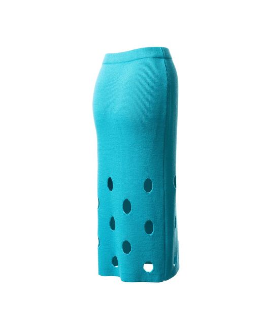 Fully Fashioning Blue Bria Skirt
