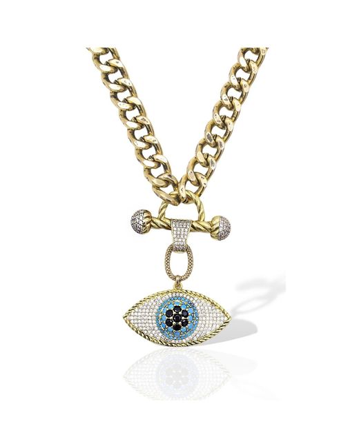 Bayemeyc Blue Mare Evil Eye Necklace