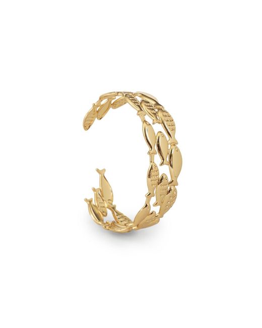 Saachi Metallic Coastal Statement Cuff