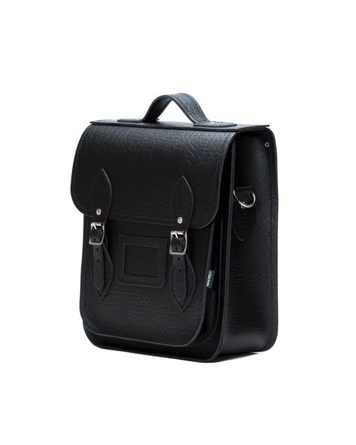 Zatchels Blue Handmade Leather Small City Backpack