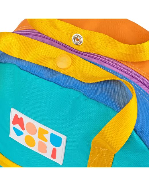 Mokuyobi Blue Vintage Palm Atlas Backpack