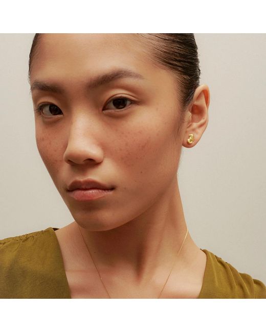 EVA REMENYI Metallic Euphoria Elephant Necklace 14K