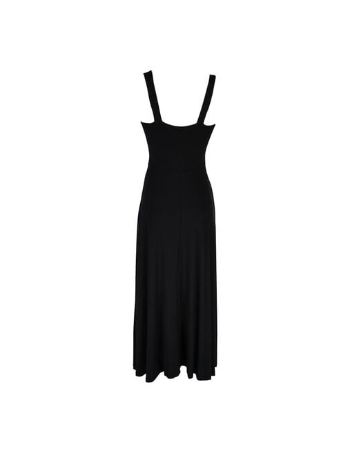 Jennafer Grace Black Onyx Fit & Flare Slip Dress