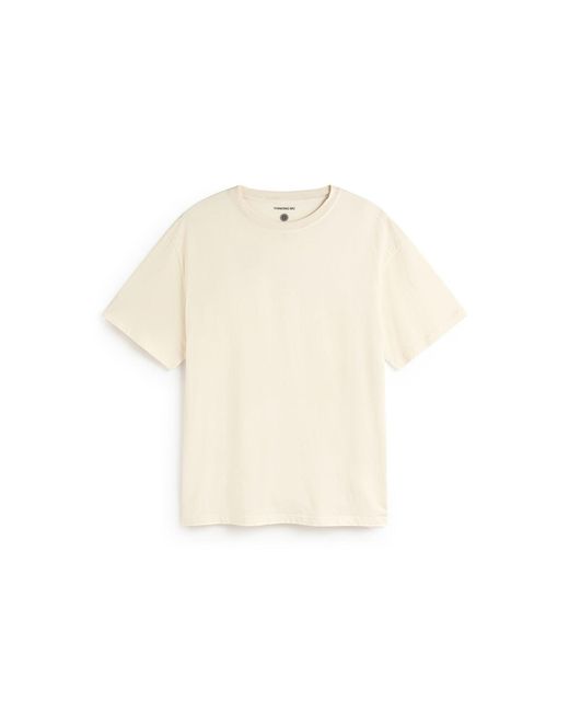 Thinking Mu White Perro Salchicha Back Aaron T-Shirt for men