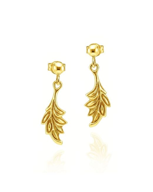 Unaloe Metallic Sud Earrings-Plated