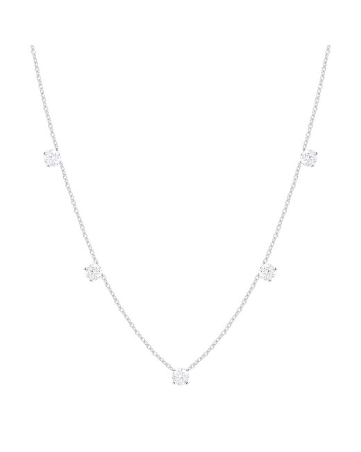Dyamka Metallic Five Diamonds Necklace