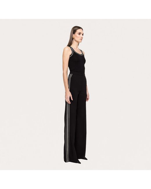 Nissa Black High-Waisted Pants
