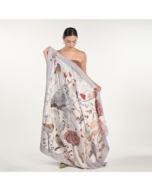 Silk&Soul Metallic Winter Scarf