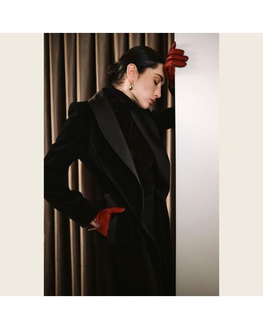 Roqaia Fashion House Black Velvet Noble