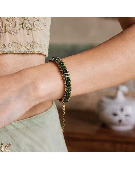 By Virgo Green Lorvaya Bracelet