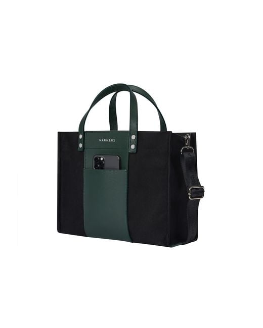 MARHEN.J Black Canvas Tote Bag