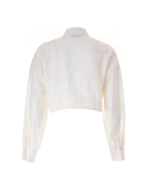 Sofia Tsereteli White Short Cotton Shirt
