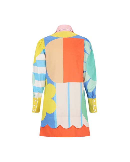 Monika Branagan Blue Starboard Flower Dress