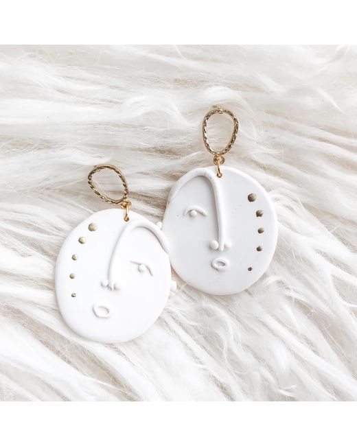 Babaloo Blue Luna Statement Dangle