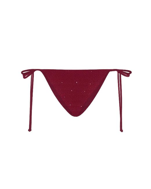 Oceanus Purple Amel High Waist Bikini Bottom